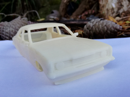 RMK 3D Printed Resin 1/24 1970 Ford Cortina Mk3 Coupe - Premium White