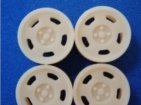 RMK 3D Printed Resin 1/25 17inch Aunger Wheels x4