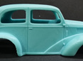 RMK 3D Printed Resin 1/25 Anglia Gasser Race Body - Premium Blue