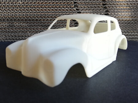 RMK 3D Printed Resin 1/25 Austin Gasser 'Mazmanian' Body - Premium White