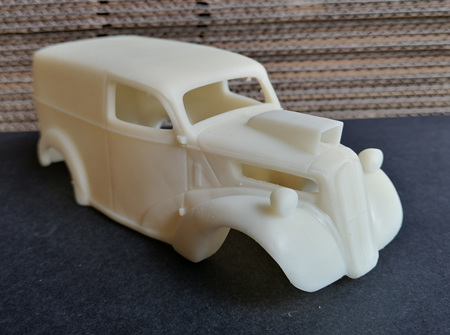 RMK 3D Printed Resin 1/25 Chopped Thames Panel Van