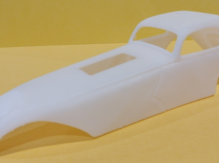 RMK 3D Printed Resin 1/25 Fiat Topolino Dragster Body