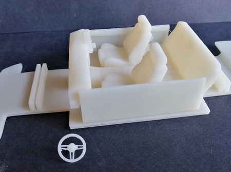 RMK 3D Printed Resin 1/25 Ford Falcon XD Interior/Chassis Plate