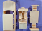 RMK 3D Printed Resin 1/25 Mazda RX3 10A Wagon Body/Interior/Chassis
