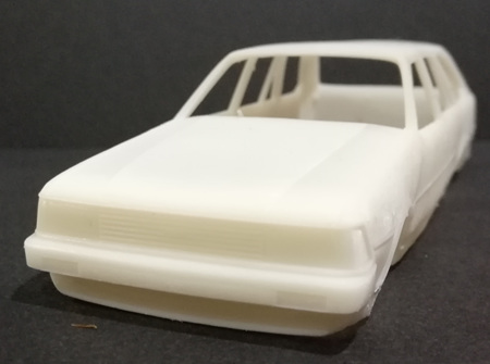 RMK 3D Printed Resin 1/32 Toyota KE70 Wagon - Premium White
