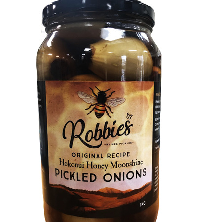 Robbies Hokonui Moonshine Pickled Onions