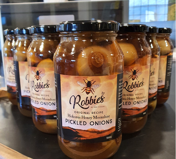 Robbies Hokonui Moonshine Pickled Onions