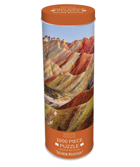 Robert Frederick Gifts 1000 Piece Jigsaw Puzzle In A Tin - Rainbow Mountain