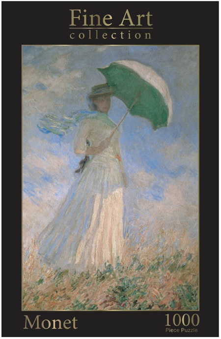Robert Frederick Gifts 1000 Piece Jigsaw Puzzle: Monet - Woman With Parasol
