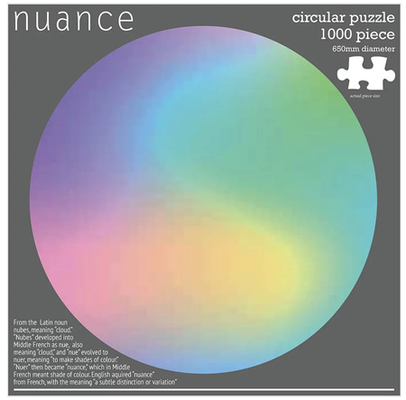 Robert Frederick Gifts 1000 Piece Round Jigsaw Puzzle: Nuance - Magnetic Field