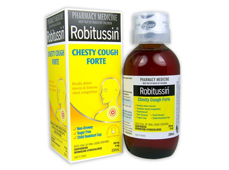 ROBITUSSIN CHESTY COUGH FORTE 200ML