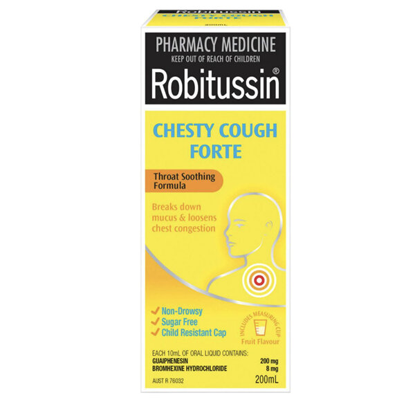 ROBITUSSIN Chesty Cough Forte Liquid 200ml