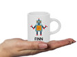 Robot Personalised Fluffy Mug