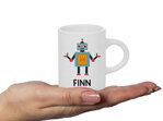 Robot Personalised Fluffy Mug
