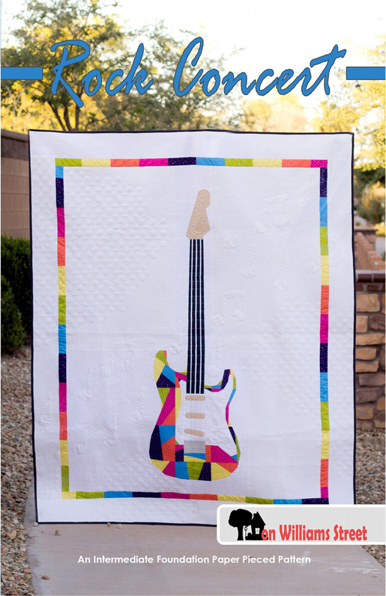 Rock Concert Quilt Pattern from On William Street