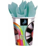 Rock N Roll Party Cups x 8