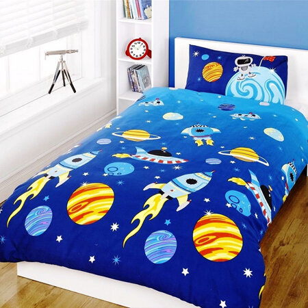 Rocket Single Duvet Cover Set