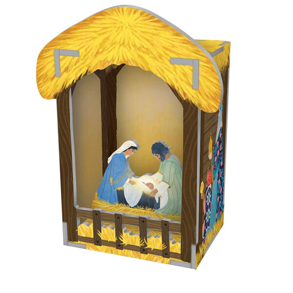 Roger La Borde Christmas Nativity Pop & Slot Diorama