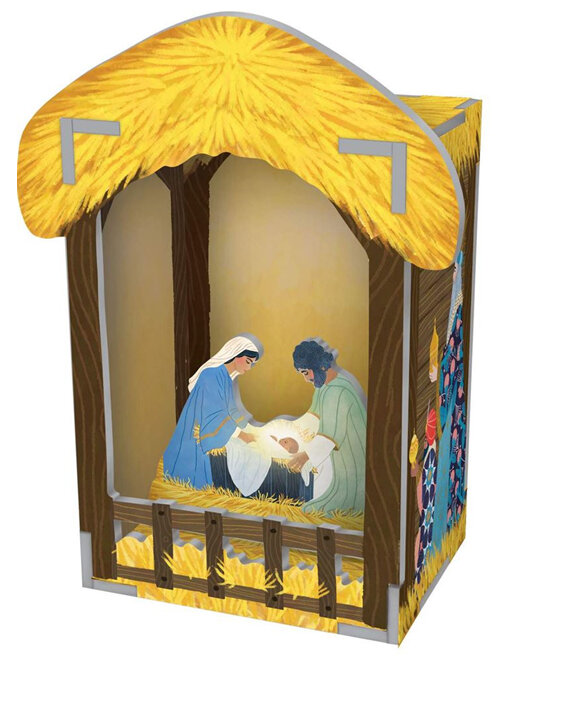Roger La Borde Christmas Nativity Pop & Slot Diorama