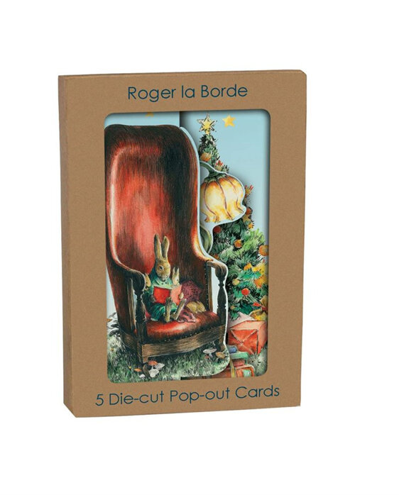 Roger La Borde Christmas Trifold Pop-out Card Pack of 5 | Storytime