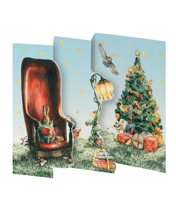 Roger La Borde Christmas Trifold Pop-out Card Pack of 5 | Storytime