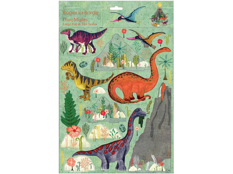 Roger La Borde Pop & Slot Dino Mighty dinosaur kids christmas advent calendar
