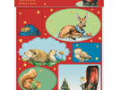 roger la borde storytime christmas sticker label set