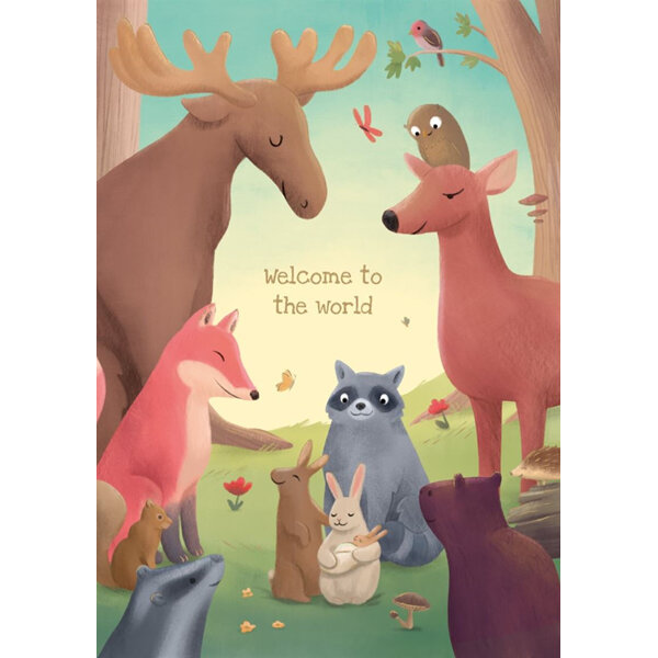 Roger La Borde - Welcome To The World Baby Card