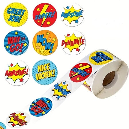 Roll Stickers - Super Power