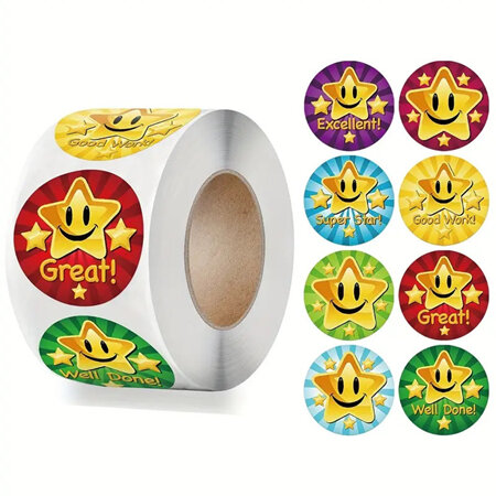 Roll Stickers - Super Star
