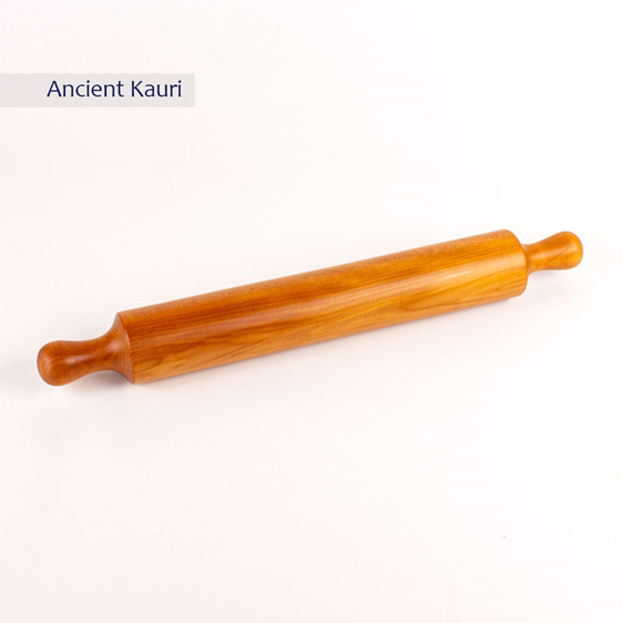 rolling pin with handle - ancient kauri