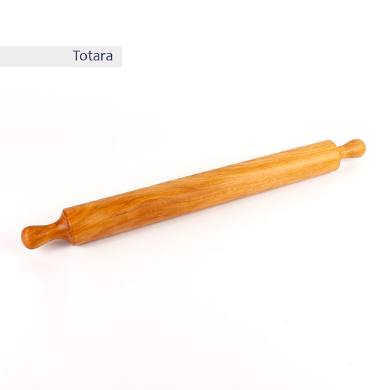 rolling pin with handles - long - totara