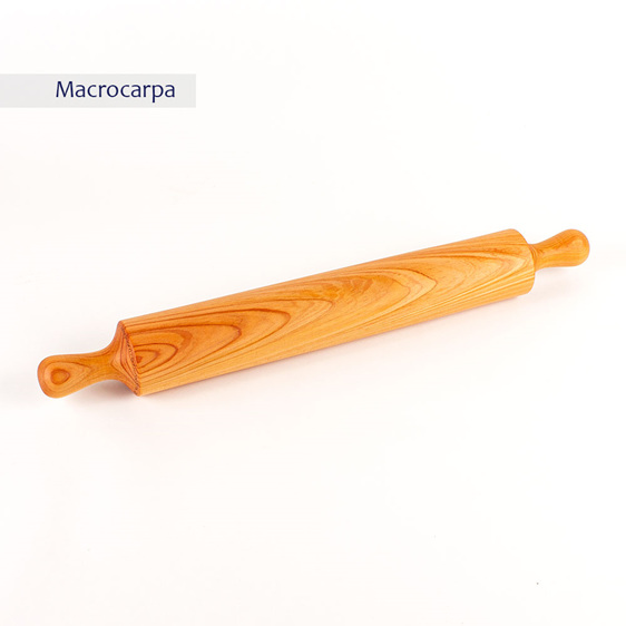 rolling pin with handles - macrocarpa