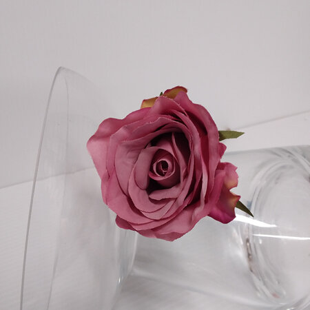 Rose bud stem Mauve Pink 4627