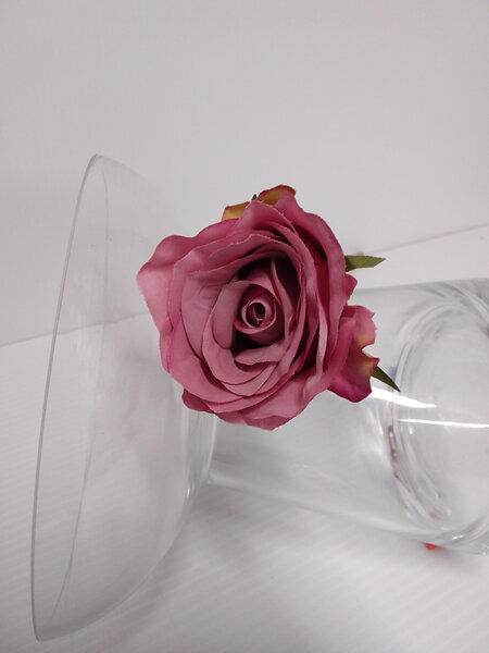 Rose bud stem Mauve Pink 4627