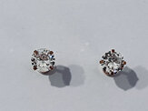 Rose Gold With Clear Diamantie Stone Cartilage Earring