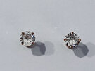 Rose Gold With Clear Diamantie Stone Cartilage Earring