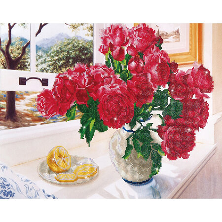 Roses By The Window - Diamond Dotz - Intermediate Kit