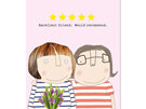 Rosie Made A Thing A4 Art Print - Five Star Friend gesture friendship