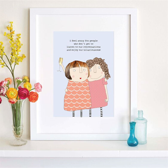 Rosie Made A Thing A4 Art Print - Our Hilariousness friendship female