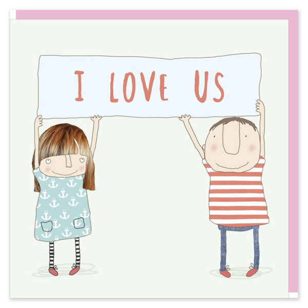 Rosie Made A Thing - I Love Us - Valentine's Day Card
