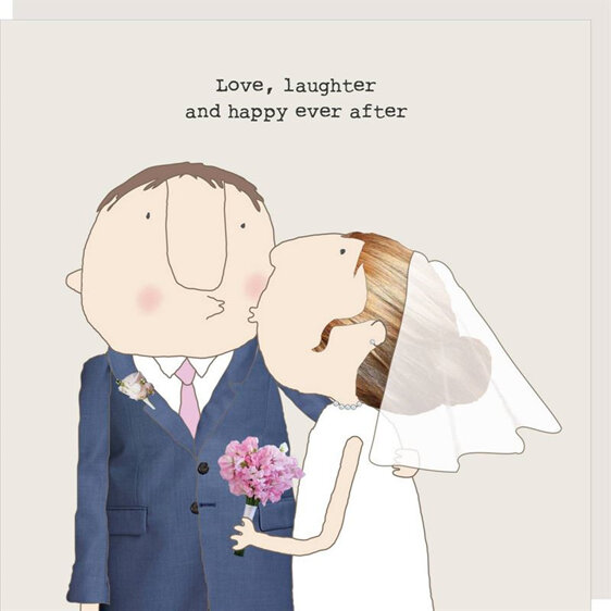 Rosie Made a Thing - Love Laughter Card wedding