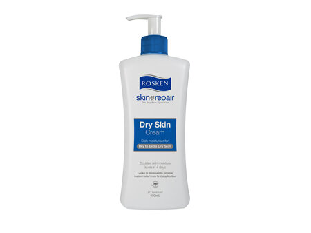 Rosken Dry Skin Cream Pump 400ml