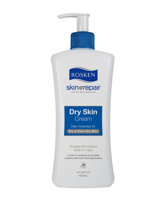 Rosken Dry Skin Cream Pump 400ml
