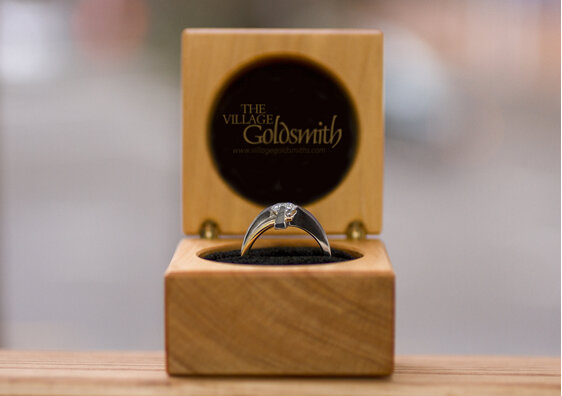 rotec diamond ring design in village goldsmith ring box
