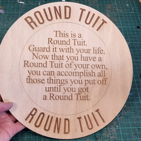 Round Tuit - Large