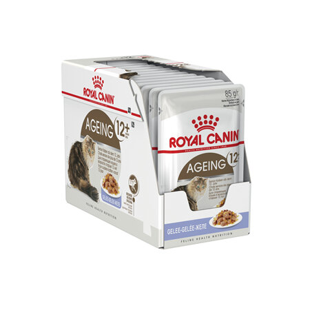 ROYAL CANIN® Ageing 12+ Cat Food Slices in Jelly Wet Cat Food 12 x 85g