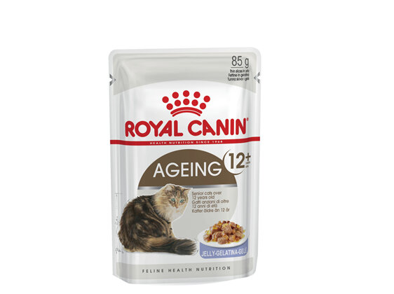 ROYAL CANIN® Ageing 12+ Cat Food Slices in Jelly Wet Cat Food 12 x 85g