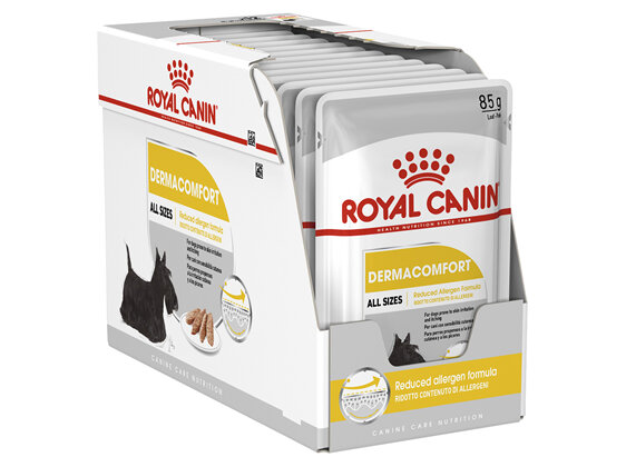 ROYAL CANIN® Dermacomfort Loaf Wet Dog Food 12 x 85g