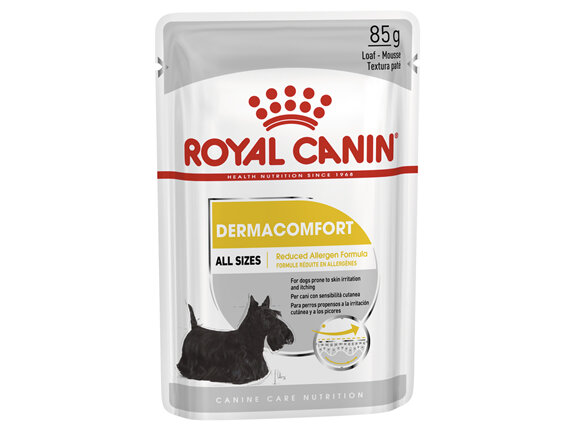 ROYAL CANIN® Dermacomfort Loaf Wet Dog Food 12 x 85g
